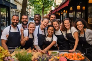 team building cuisine bio Paris